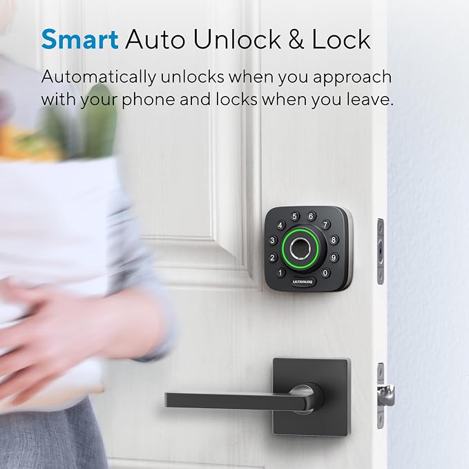 ULTRALOQ U-Bolt Pro Bluetooth Smart Lock, Smart Deadbolt Lock - Image 5