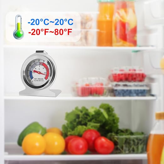 12Pcs Refrigerator Thermometer -30~30°C/-20~80°F Fridge Analog Freezer - Image 7