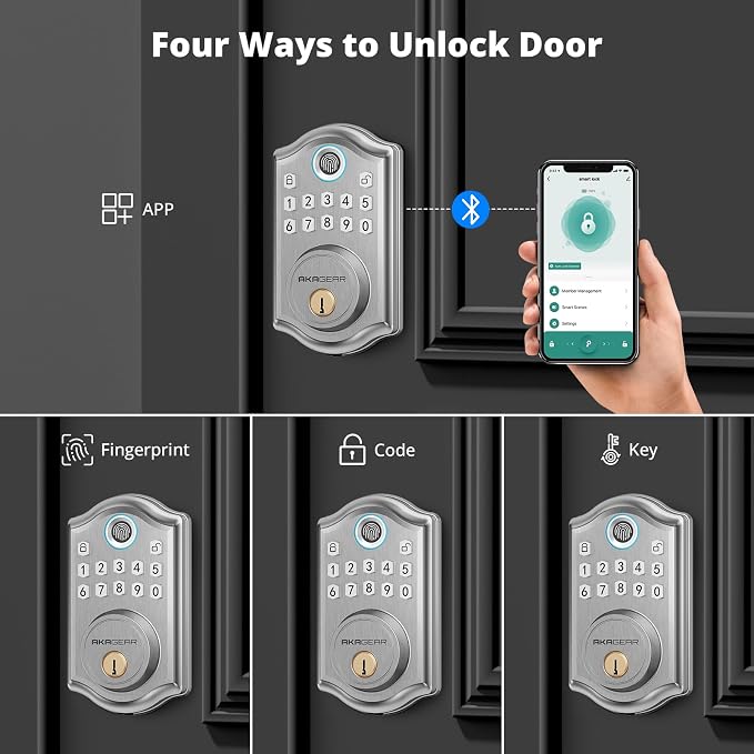 AkaGear DS10 Pro Keyless Entry Door Lock - Image 4