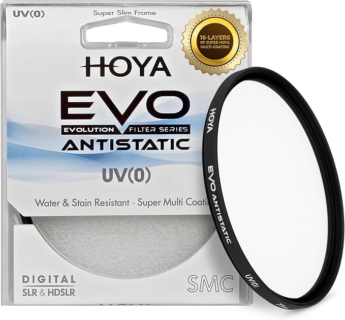 Hoya EVO Antistatic 77mm UV Filter — Camera Filters by HOYA
