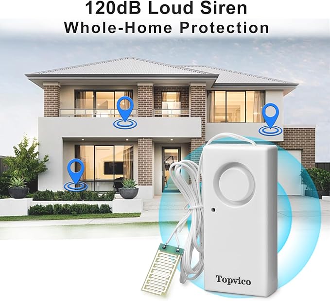 Water Alarm Leak Detector Moisture Sensor - Image 2