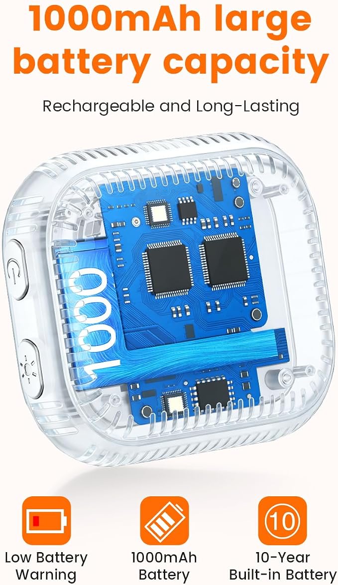 6 in 1 Indoor Air Quality Monitor, Portable Real-Time - Image 6