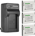 Kastar 3-Pack Battery and AC Wall Charger Replacement by Kastar