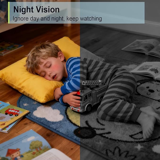 Security Camera Indoor, 2K HD WiFi Cameras - Image 6