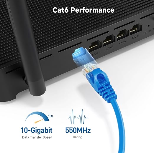 Cable Matters 10Gbps Snagless Cat 6 Ethernet Cable - 25ft - Image 3