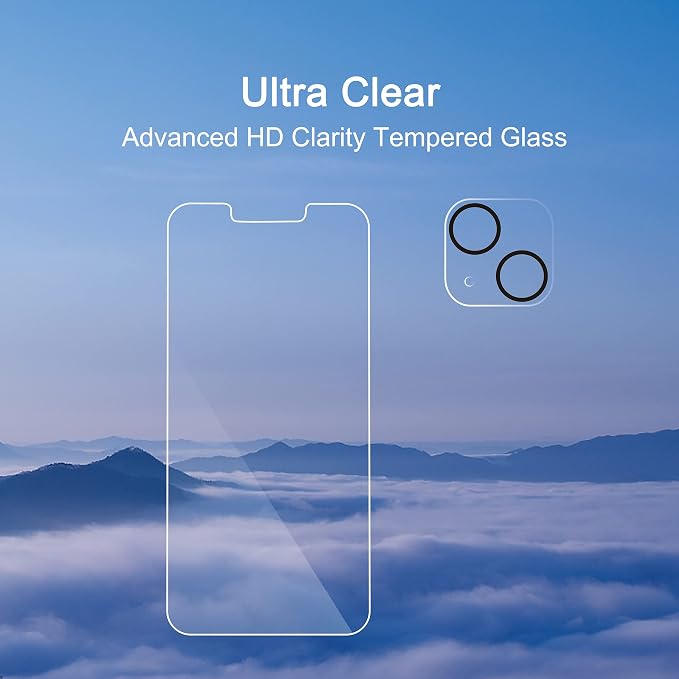 Ailun 2 Pack Screen Protector for iPhone 13 - Image 4
