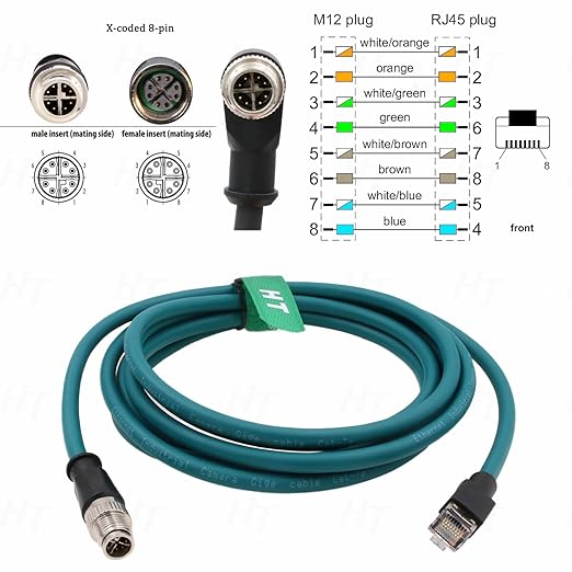 Ethernet Cable for Cognex in-Sight 2000 7000 8000 9000 Basler Baumer Camera - Image 3
