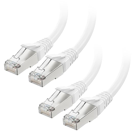 Cable Matters 2-Pack 40Gbps Short Cat 8 Ethernet Cable - 3ft by CableMatters