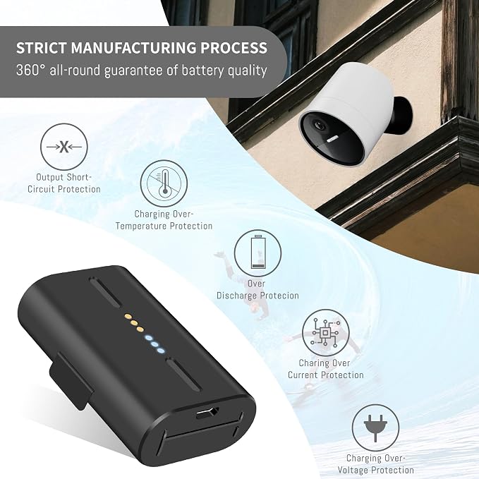 2 Pack Rechargeable Battery Compatible - Image 6