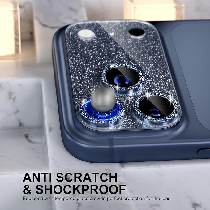 Choiche Compatible for iPhone 17 Pro Max Camera Lens Protector, Bling Camera - Image 3