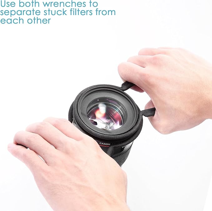 Neewer® Rubber-Coated Metal Camera Lens Filter Remover Wrench Set Kit, Fit - Image 7
