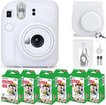 Fujifilm Instax Mini 12 Instant Camera Clay White and Fuji Film Value Pack by FUJIFILM