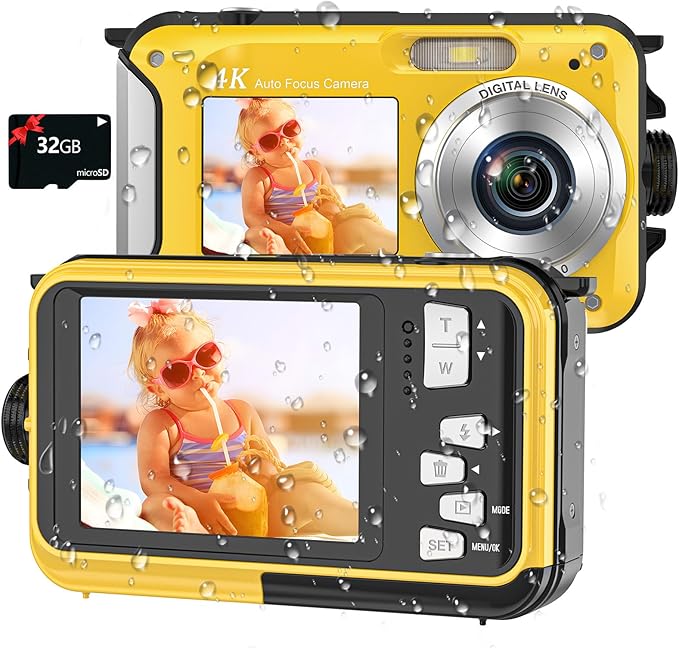 4K Digital Camera 16FT Underwater Camera by YISENCE