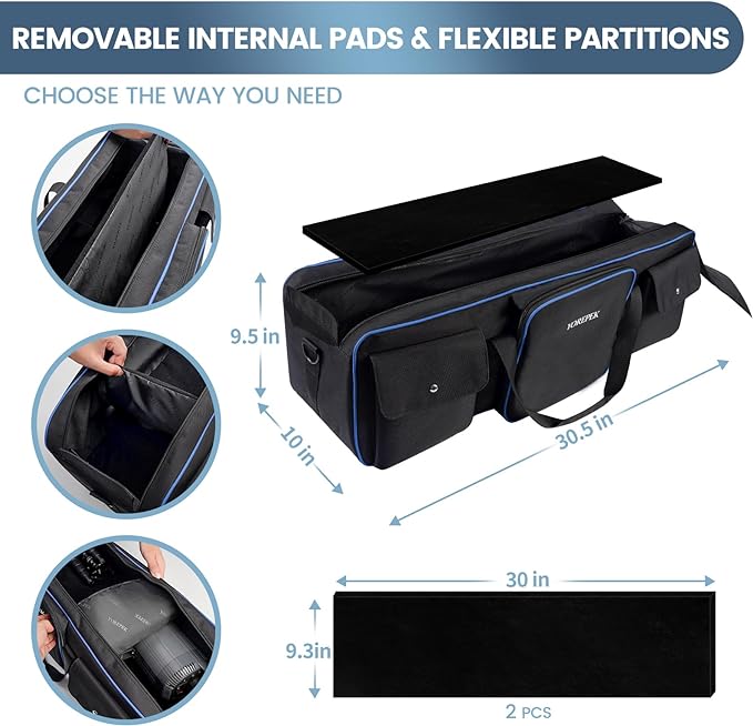 YOREPEK Tripod Carrying Case Bag, Light Stand Bag - Image 2