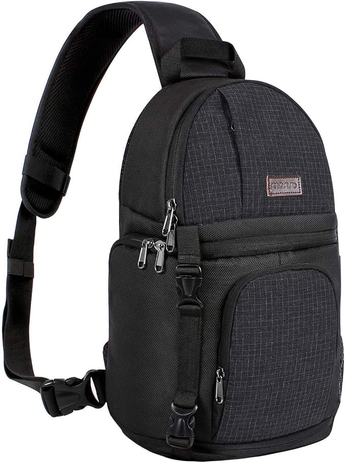 MOSISO Camera Sling Bag, DSLR/SLR/Mirrorless Camera Case Shockproof Photography by MOSISO