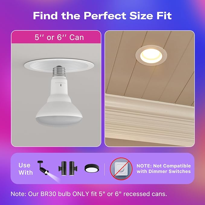 THIRDREALITY Smart Color Bulb ZB3 4Pack, Zigbee Hub Required, 650 Lumens - Image 2