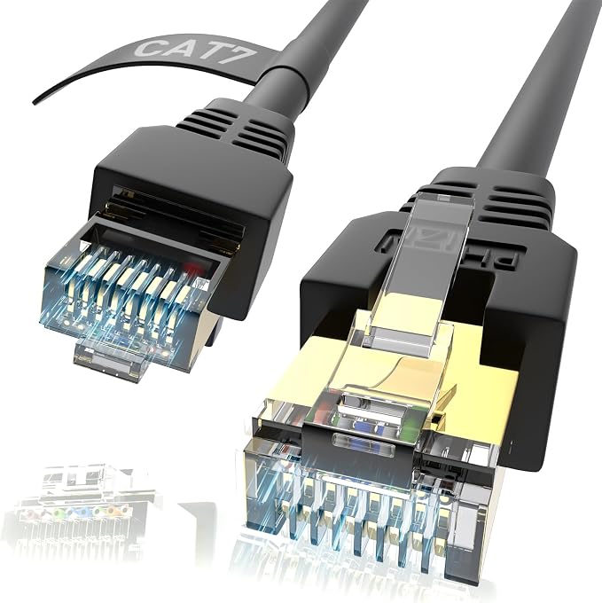 Long Ethernet Cable 300ft, Cat 7 3Ft 15Ft 25Ft 50Ft 100Ft 125Ft 150Ft 175Ft by Phizli