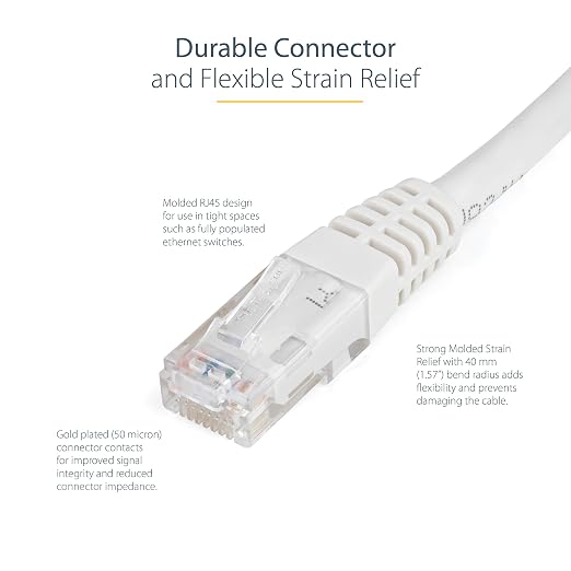 StarTech 1ft CAT6 Ethernet Cable - Image 3
