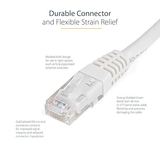 StarTech 8ft CAT6 Ethernet Cable - Image 3