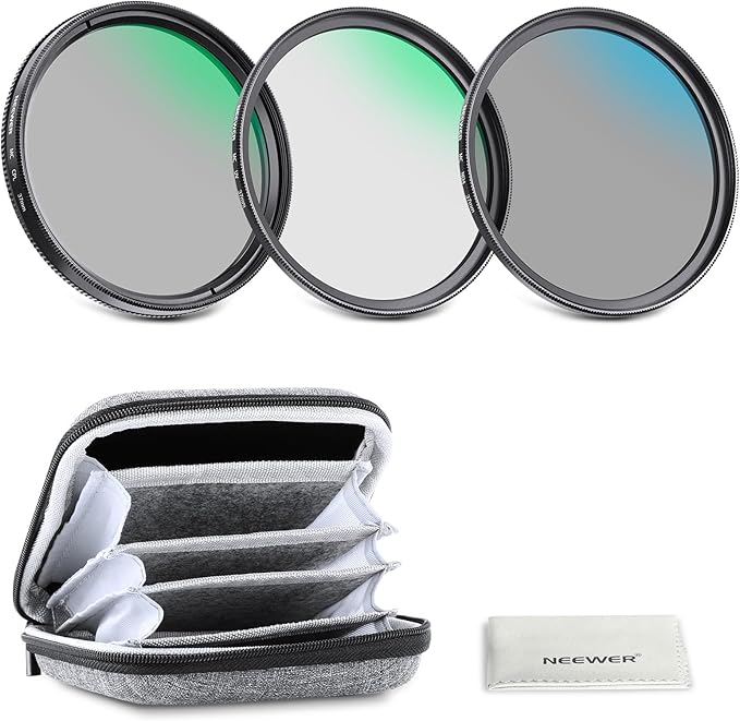NEEWER 37mm UV/CPL/ND Lens Filter Kit by Neewer