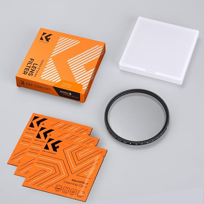 K&F CONCEPT 77mm Variable ND2-ND400 ND Lens Filter - Image 8