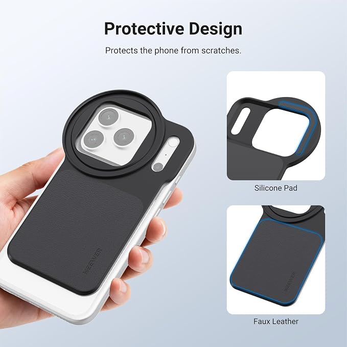 NEEWER 6.3" Magnetic Phone Lens Filter Mount Adapter Backplate Accessories - Image 7