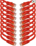 iMBAPrice® - 3ft Cat5e Network Ethernet Patch Cable - Red by iMBAPrice
