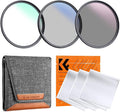 K&F Concept 52mm UV/CPL/ND Lens Filter Kit-18 Multi-Layer Coatings, UV Filter + by KFCONCEPT