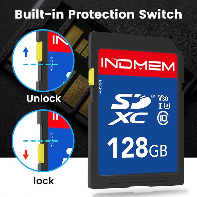 128GB SD Card, High Speed up to 90M/S, SDXC UHS-I Memory Cards, Full HD & 4K - Image 7