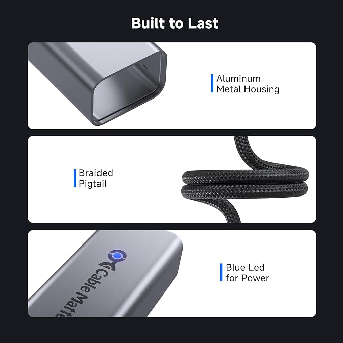 Cable Matters USB C to 2.5Gb Ethernet Adapter, 2.5 Gigabit Network Speed - Image 5