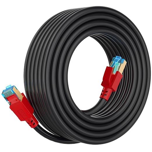 Cat 8 Ethernet Cable 70 FT, 26AWG 40Gbps 2000Mhz Ultra Speed Cat8 LAN Network by AOPOCKANTECHEthernetCables