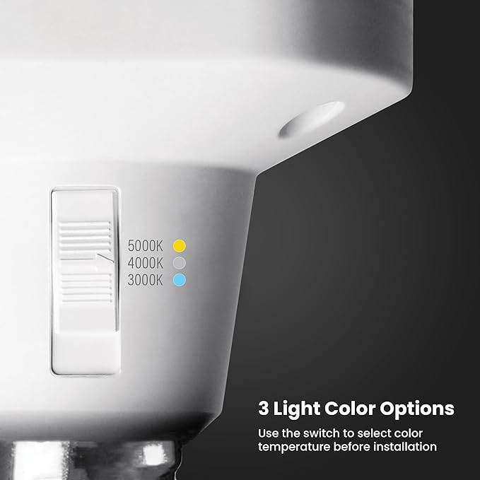 Feit Electric LED Garage Light, E26 Base, 000-Hour Lifetime - Image 3