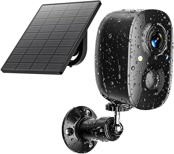 Security Cameras Wireless Outdoor 2K Solar Powered WiFi Cameras by Unknown