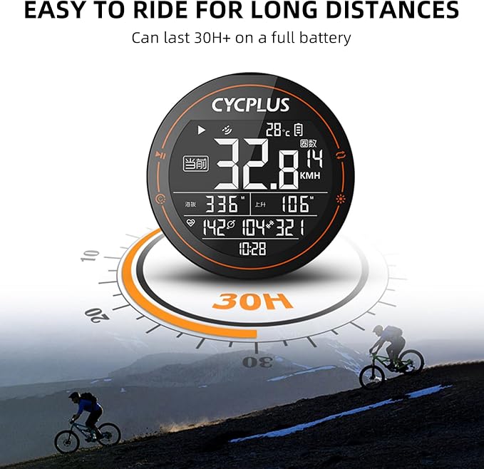 ROCKBROS Bike Computer Wireless GPS Accurate Bike Speedometer - Image 7