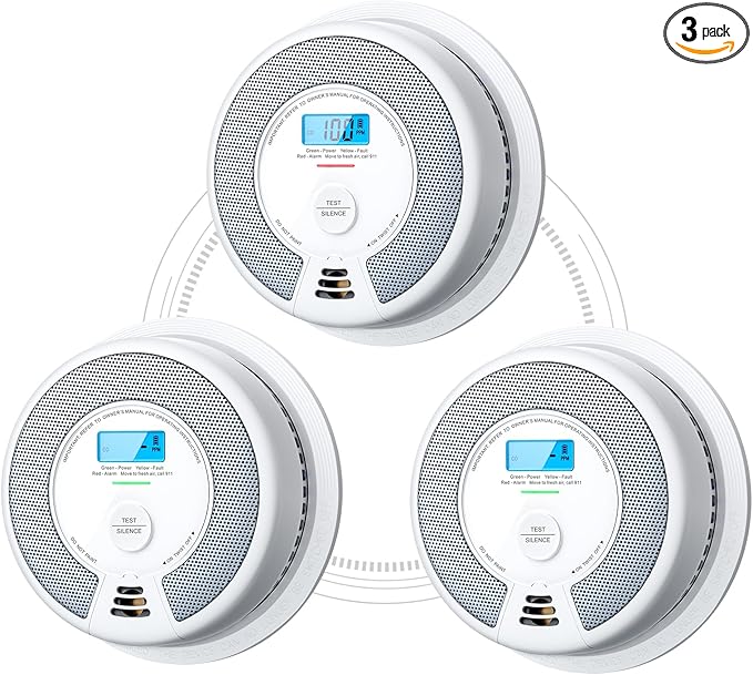 X-Sense Wireless Combination Smoke and Carbon Monoxide Detector, 10-Year by X-Sense
