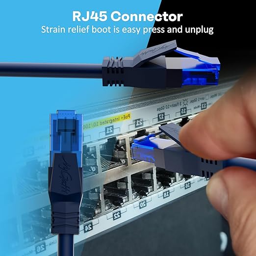 Cat6 Ethernet Cable 2 FT, Snagless Short Cat 6 Patch Cord, RJ45 Pure Copper - Image 5