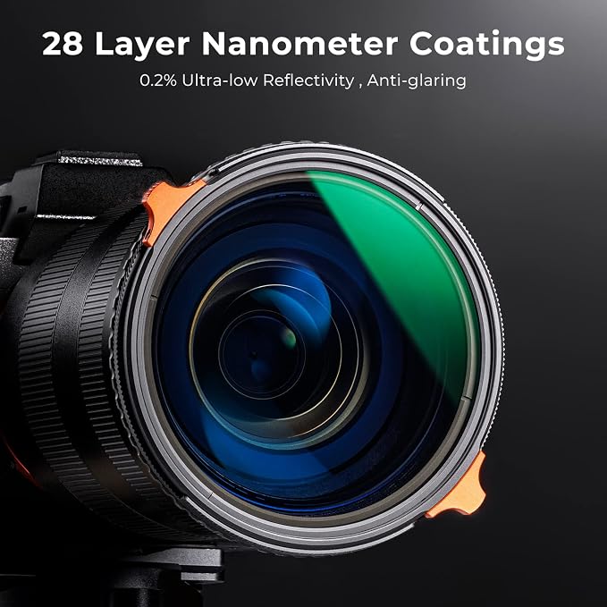 K&F CONCEPT 77mm ND4-64 ND Lens Filter Variable & CPL Polarizers Filter 2-in-1 - Image 6