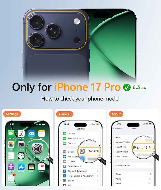 FNTCASE for iPhone 17 Pro Case: Translucent Matte Cases - Image 2