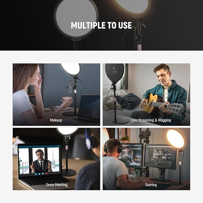 NEEWER Basics 10.5" Desk Ring Light - Image 2