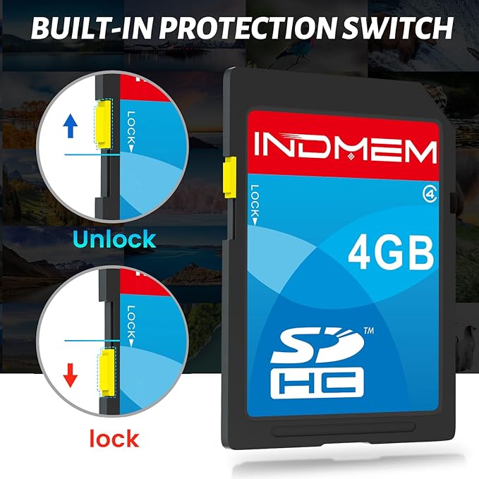 SD Card 4GB, 8 Packs Class 4 4GB Flash Memory Card MLC Standard Secure Digital - Image 2