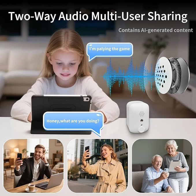 Goalake Wireless Security Camera, 3MP 2K Battery WiFi Camera - Image 7