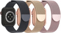 3 Pack Mesh Metal Band Compatible by Steezrd