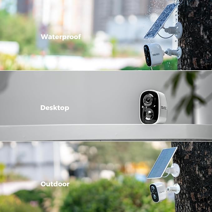 Vicohome 4CG6 Best 2K Solar Security Camera Wireless Outdoor System, No NVR - Image 6