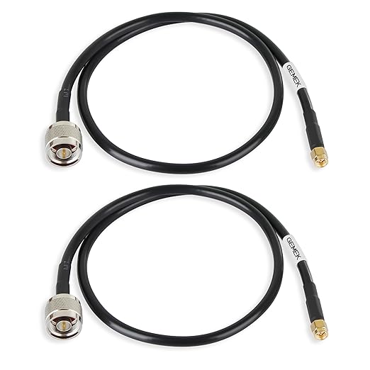 2ft N Male to SMA Male Cable 2PCS, SMA to N Cable 50 ohm Ultra Low Loss KMR240 - Image 9