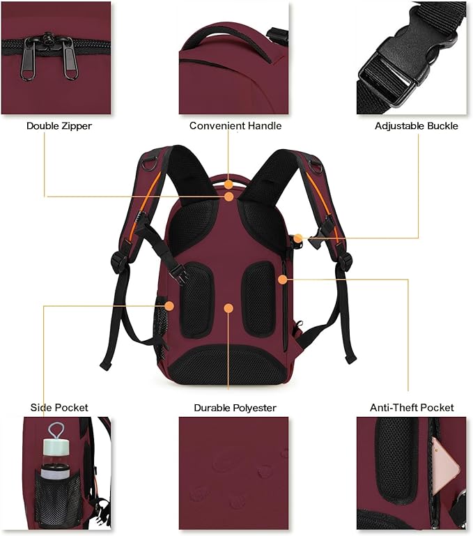 MOSISO Camera Backpack, DSLR/SLR/Mirrorless Photography Backpack Buffer Padded - Image 5