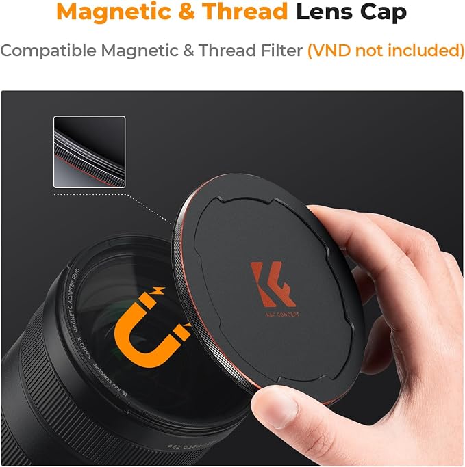 K&F CONCEPT 72mm Magnetic CPL+ND8+ND64+Magnetic Basic Ring+Lens Cap Camera Lens - Image 3