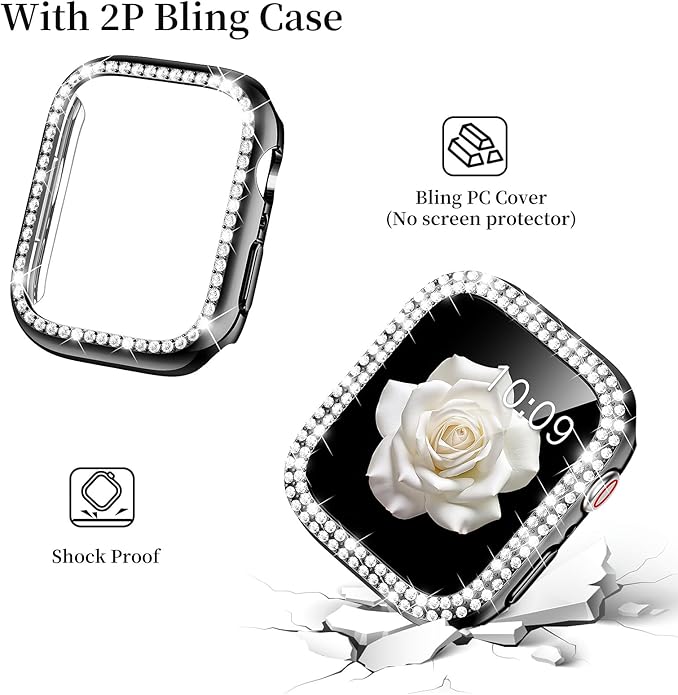 Mosonio Compatible with Apple Watch Band 38mm 40mm 41mm 42mm 44mm 45mm 46mm - Image 4