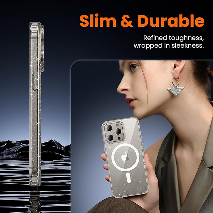 toushion 3 in 1 for iPhone 15 Pro Case Clear - Image 6