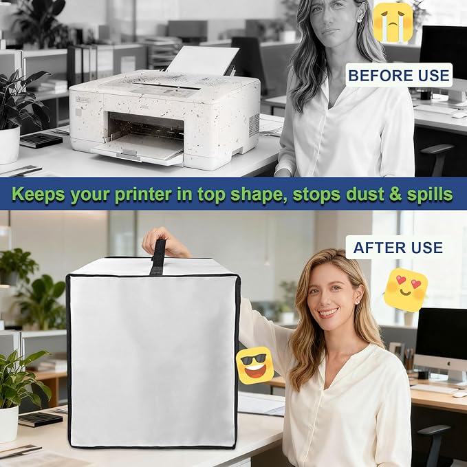 Printer Cover for HP Envy Inspire 7955e/7958e Inkjet Printer, Waterproof - Image 4