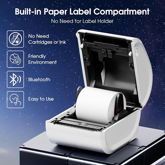 Bluetooth Shipping Label Printer - Image 4